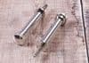 TRIUMPH Bonneville Quick Release Seat Bolts: 1xPair Nickel Plated Alloy. 100mm.