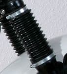 Triumph Bonneville Sixties Classic; Stainless Gaitor Clips (Set of Four)