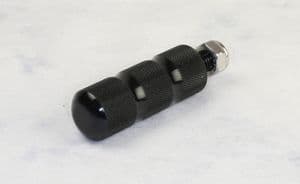 Triumph Bonneville/T100/SE/Scrambler/Thruxton Shifter Gear Pedal Peg+Bolt KNURLED Black.