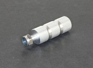 Triumph Bonneville/T100/SE/Scrambler/Thruxton Shifter Gear Pedal Peg+Bolt KNURLED Silver