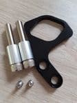 TRIUMPH Bonneville/T100/Thruxton/Scrambler/SE Ignition Key Relocation Bracket: BLACK.