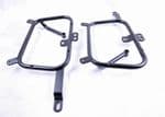 Triumph Bonneville T100. Fehling Pannier Frames. Givi, Kappa (Monokey) Black (70G) 2017on.