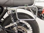Triumph Bonneville T100. Fehling Pannier Frames. Givi, Kappa (Monokey) Chrome (70G) 2017on.