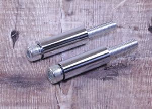 Triumph Bonneville T120 Chrome Mirror Extenders. 2017on. MR0011CHR Clearance Price!