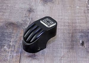 TRIUMPH Clutch Lifter Arm Finisher: Black Union Flag Logo.