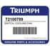 TRIUMPH Cooling Fan Switch OEM#  T2100789 With O Ring