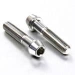 TRIUMPH Front Axle Pinch Bolts. Polished Stainless Steel: M8x30mm OEM# T3050175: Sold In Pairs.