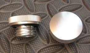 TRIUMPH Moto Oil Filler Cap : Replaces OEM Part # T1261286 (Silver)