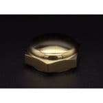 TRIUMPH /Motone "THE BOSS" MK.II Top Yoke / Steering Stem BRASS Nut - AC