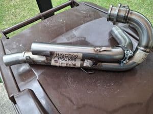 Triumph Scrambler 900cc Motorcycle Exhaust Decat Link Pipe. Clearance!
