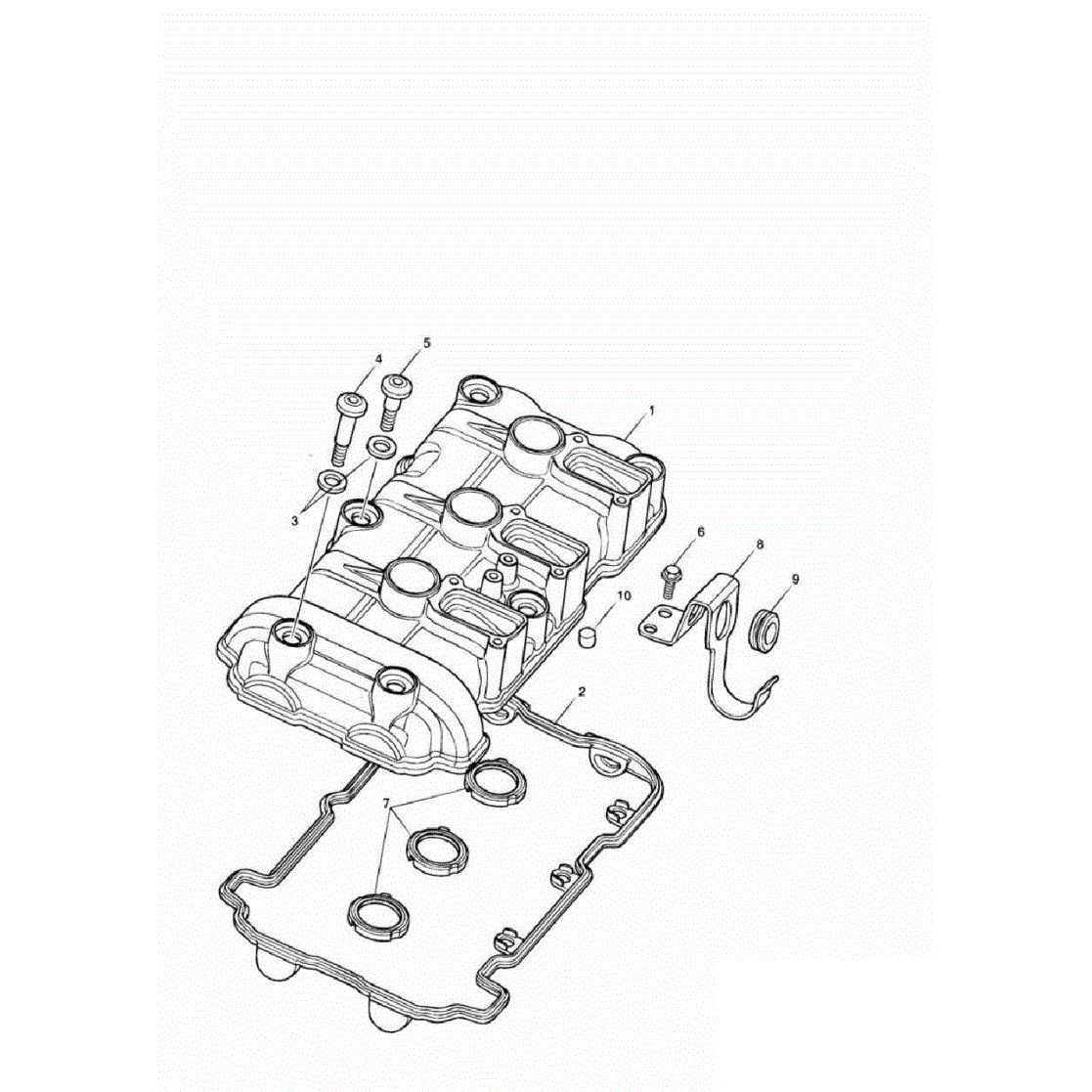 TRIUMPH: Seal Cam Seal Ladder: Spark Plug Tower Seal: Triumph Genuine Part T1261308: Sold Individually!