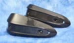 TRIUMPH Street Triple 675 & 675R: Carbon Fibre Hand Guard Wind Deflectors for Acerbis Hand Guards.
