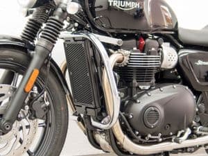 Triumph Street Twin, 900. T100, T120 Bonneville. Crash Bars. Chrome 2017on