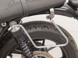 Triumph Street Twin Fehling Bags Holder. BLACK Plated (74G) 2017on. (1)