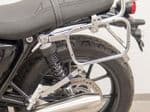 Triumph Street Twin. Fehling Pannier Frames. Givi, Kappa (Monokey) Chrome (74G) 2017on.