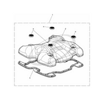 TRIUMPH: T1266002 CAM COVER GASKET LC MODELS