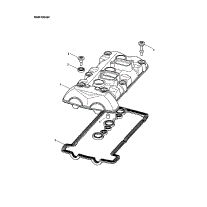 TRIUMPH: T800, D675, ST675 Cam Cover Gasket: Triumph Genuine Part T1261309