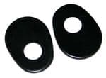 TRIUMPH Turn Signal Dressup Plates. Fits Bonnie' T100, Scrambler, Thruxton! Indicator Stalks
