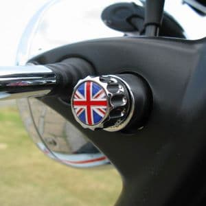 Triumph Twins Union Jack Key Holder: Bonnie' Thruxton, Scrambler & Thunderbird Storm