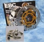 TROPHY 1215 20130n: Prolite Brake Rotors EBC MD817X 1 Pr. KBA/TuV: +10 FREE Titanium Disc Bolts!