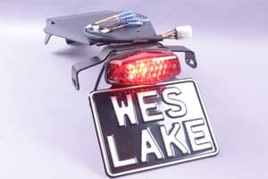 Weslake/SMOKE LED Tail Tidy Scrambler, 900 Street Cup, T100/T120, Street Twin:
