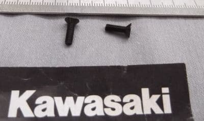 Genuine Kawasaki Countersunk Screw Black Finish 3x10mm 221C0310A