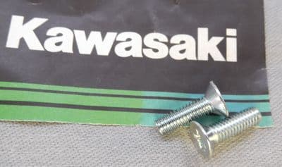 Genuine Kawasaki Countersunk Screw BZP 6x25mm 221E0625