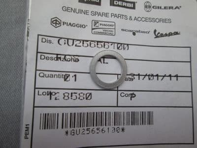 Genuine Moto Guzzi Brake Hose Union Sealing Gasket Washer GU25656100