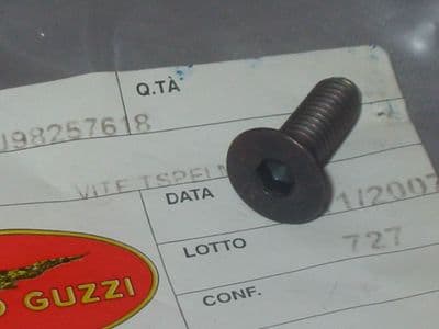 Genuine Moto Guzzi Clutch Slave Cylinder Countersunk Mounting Screw GU98257618