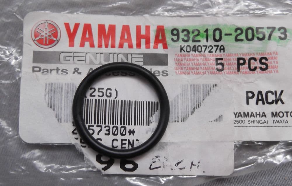 Genuine Yamaha Crankcase Drain Plug O-ring Seal 93210-20573