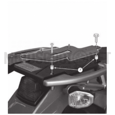 Givi Monorack Kit Kawasaki KLR650 E581M