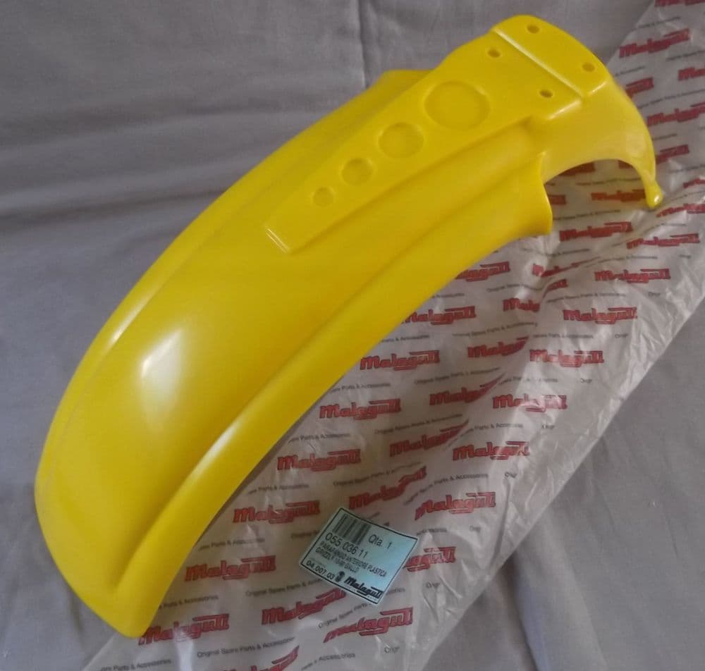 Malaguti Grizzly 10 Front Mudguard Yellow 055 036 11