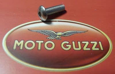 Moto Guzzi Stainless Steel Hex Socket Pan Head Screw - 4x12mm GU98370412