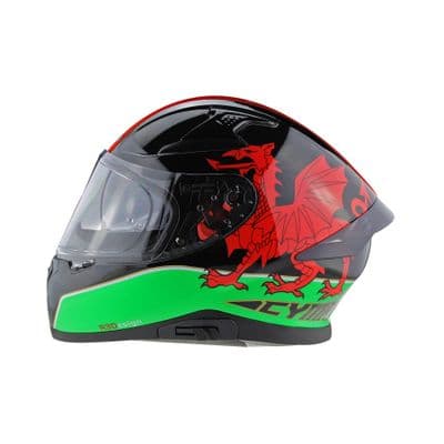 New Viper RSV95 Red Dragon Ddraig Goch Helmet