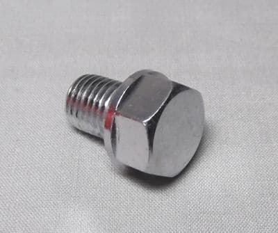 Universal Oil Drain Plug 12x14mm - Chrome 09247-14012