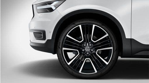 21" 5-Triple Open Spoke Black Diamond Cut Alloy Wheels