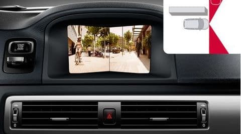 Front wide-angle parking camera