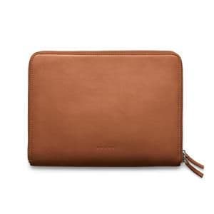 LEATHER LAPTOP SLEEVE COGNAC