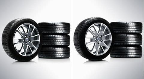 V40 "Freja" 7 x 17" Wheel & Tyre x4 package