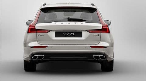 V60 Double integrated end pipes and diffuser
