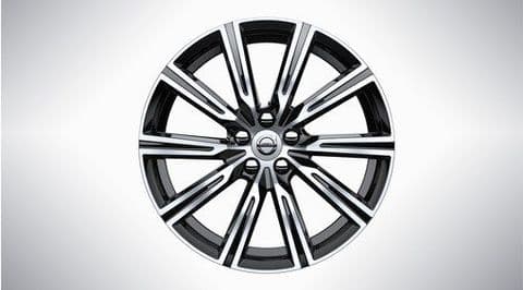 XC60 19" 10-Spoke Black Diamond Cut Alloy Wheel