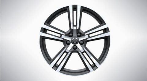 XC60 20" 5-Double Spoke TechBlack Diamond Cut Alloy Wheel