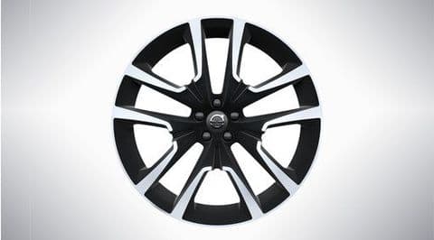 XC60 22" 5-Double Spoke Matt Black Diamond Cut Alloy Wheel