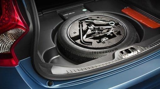 XC90 Spare wheel, storage under the floor