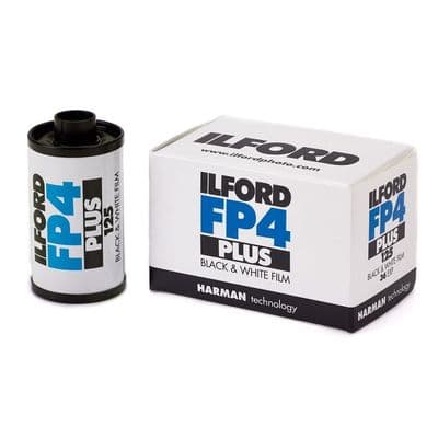Ilford FP4 Plus 125 - 24 Exposure Black & White Film