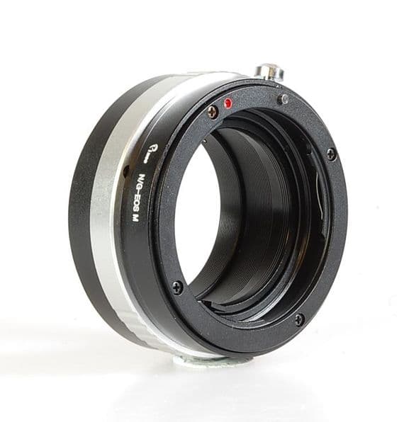 Nikon G Lens to Canon EOS-M Camera Adaptor | SRB-Photographic.co.uk