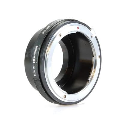 Nikon G Lens to Micro Four Thirds Adaptor - Nikon G Lens to Micro Four Thirds Camera Adaptor