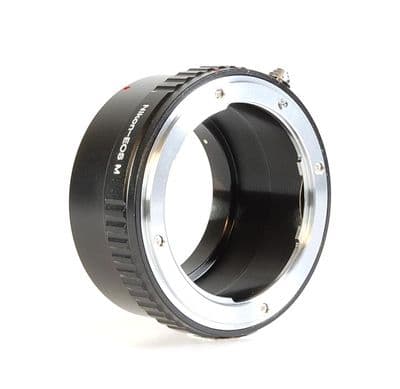 Nikon Lens to EOS-M Adaptor - Nikon Lens to Canon EOS-M Camera Adaptor