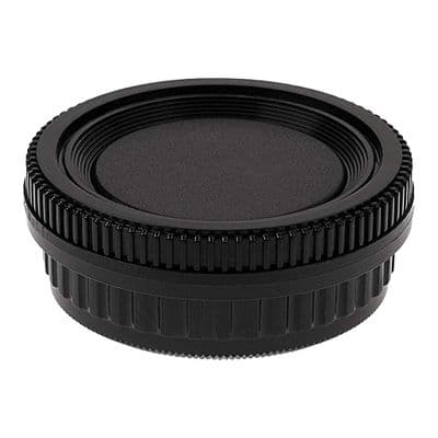 Pentax K mount Body cap  & Rear lens Cap Set