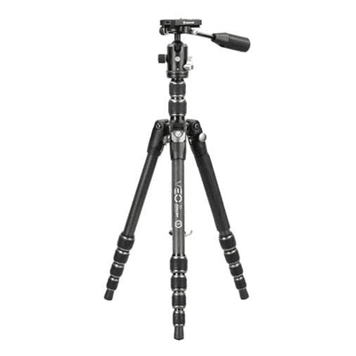 VEO 3T 235CBP Solid Carbon Fibre Travel Tripod with Ball/Pan Head - 8kg load capacity